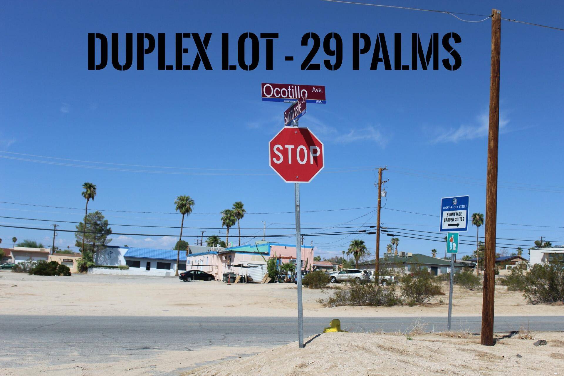 Twenty-nine Palms, CA 92277,0 Ocotillo AVE