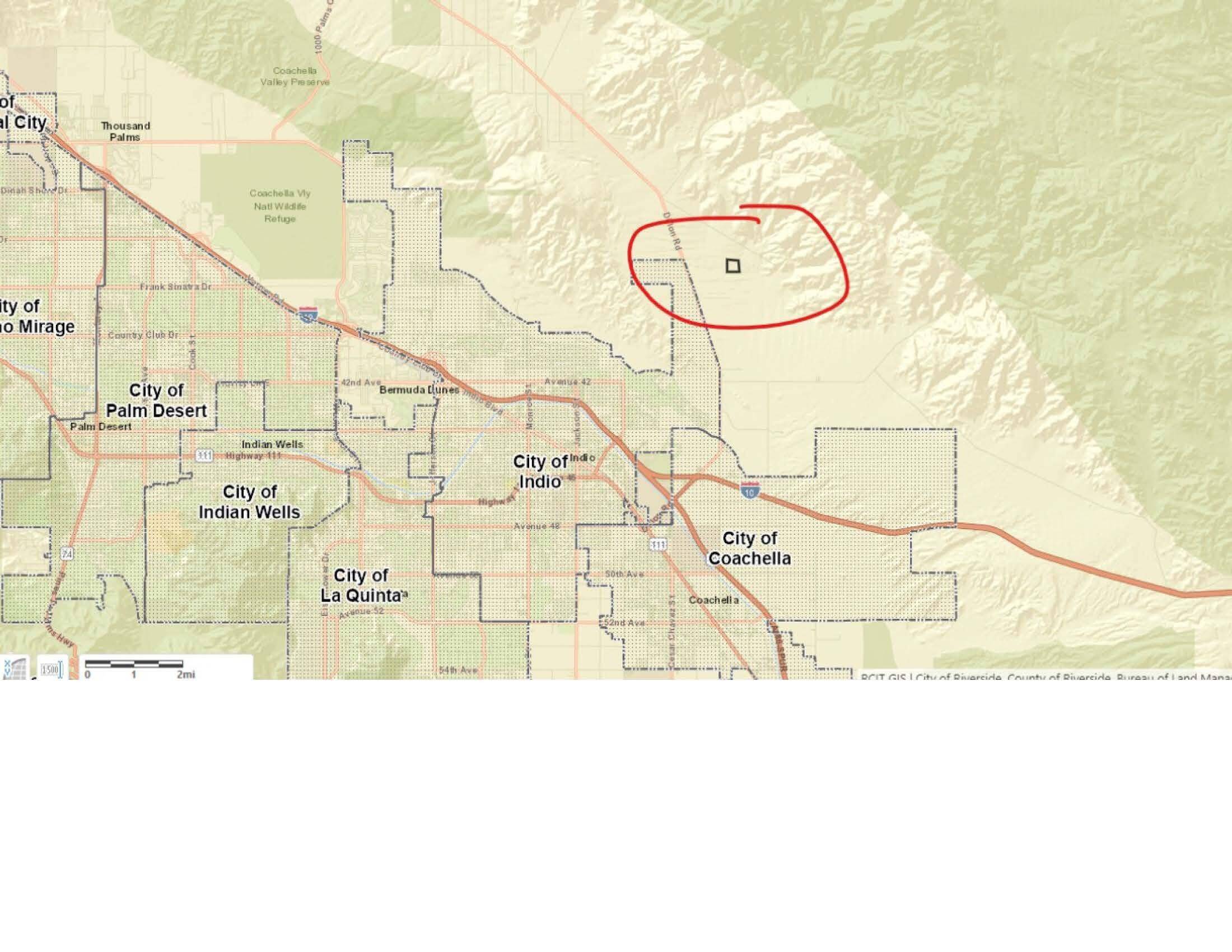 Indio, CA 92201,0 40.00 Acres M/L In Por Sw 1/4