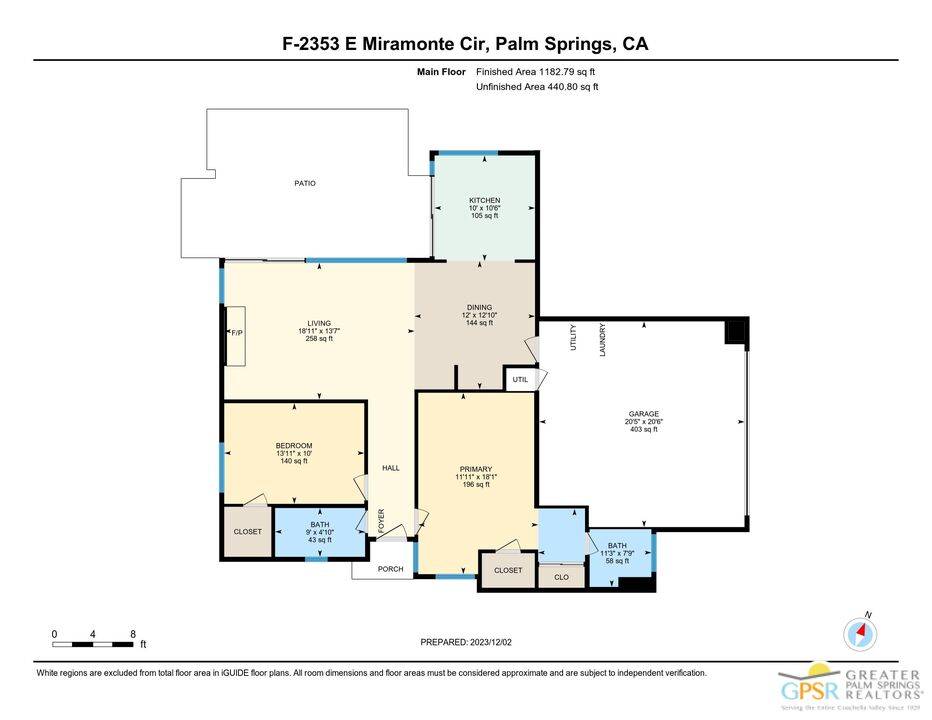 Palm Springs, CA 92264,2353 E Miramonte Cir #F