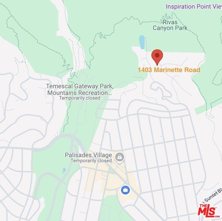 Pacific Palisades, CA 90272,1403 Marinette Rd