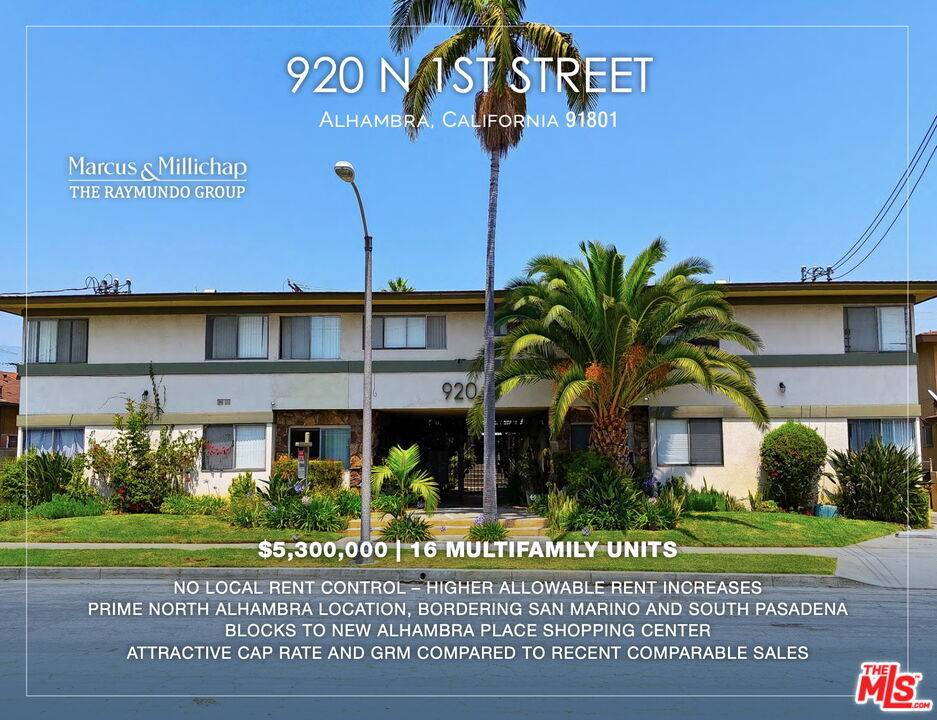 Alhambra, CA 91801,920 N 1st St