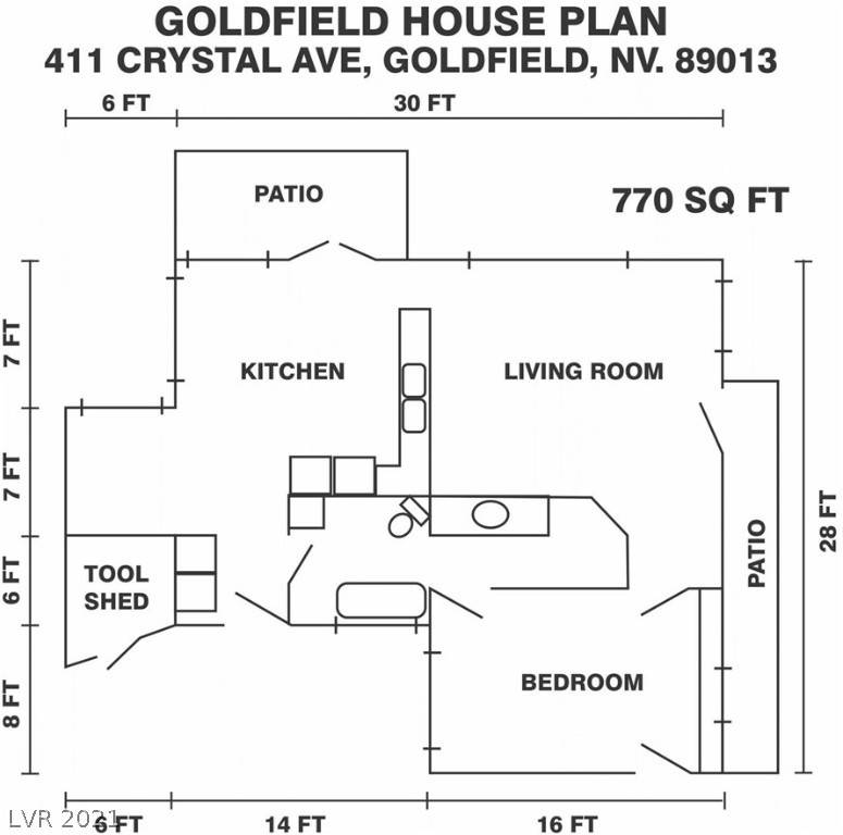 Goldfield, NV 89013,411 Crystal Street