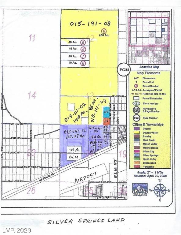 Other, NV 89429,800 Acres in Silver Springs