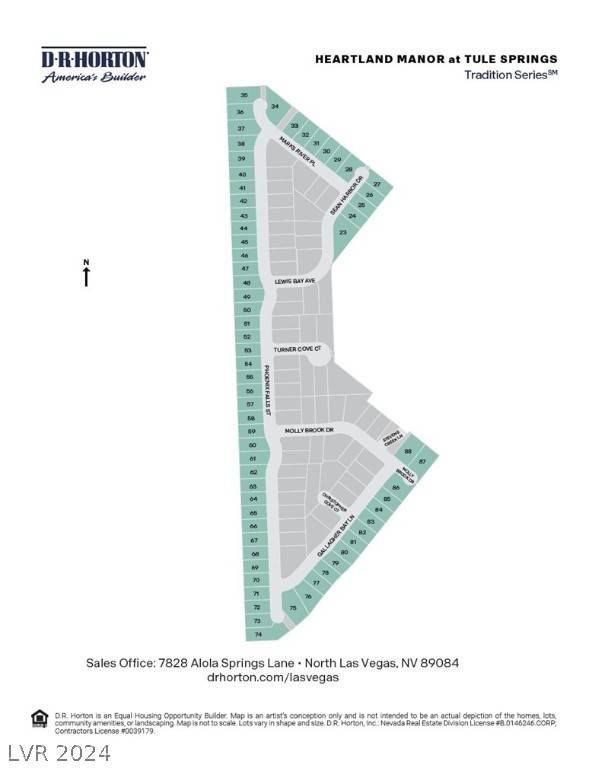 North Las Vegas, NV 89084,7441 PHOENIX FALLS Street #LOT 64