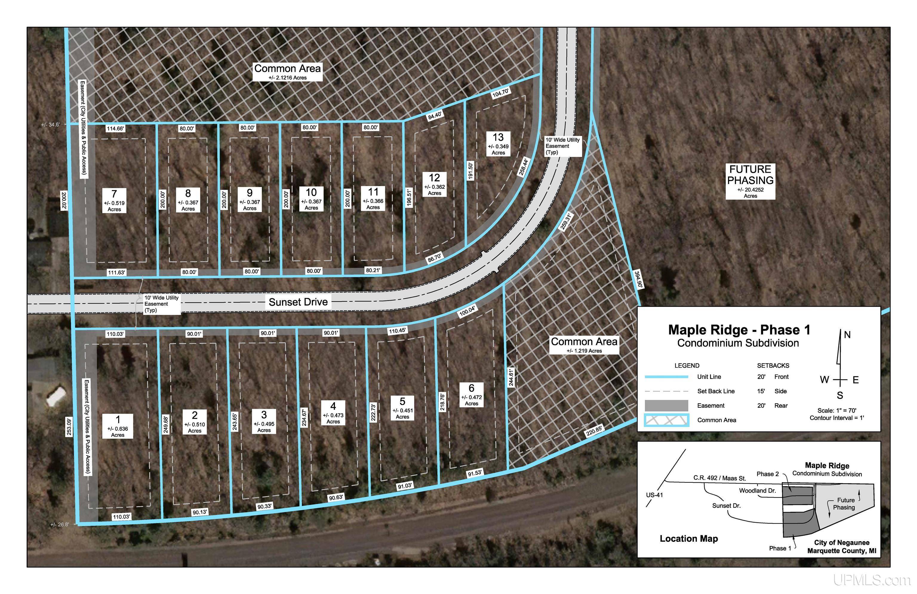 Negaunee, MI 49866,TBD (Unit 9) Sunset Drive