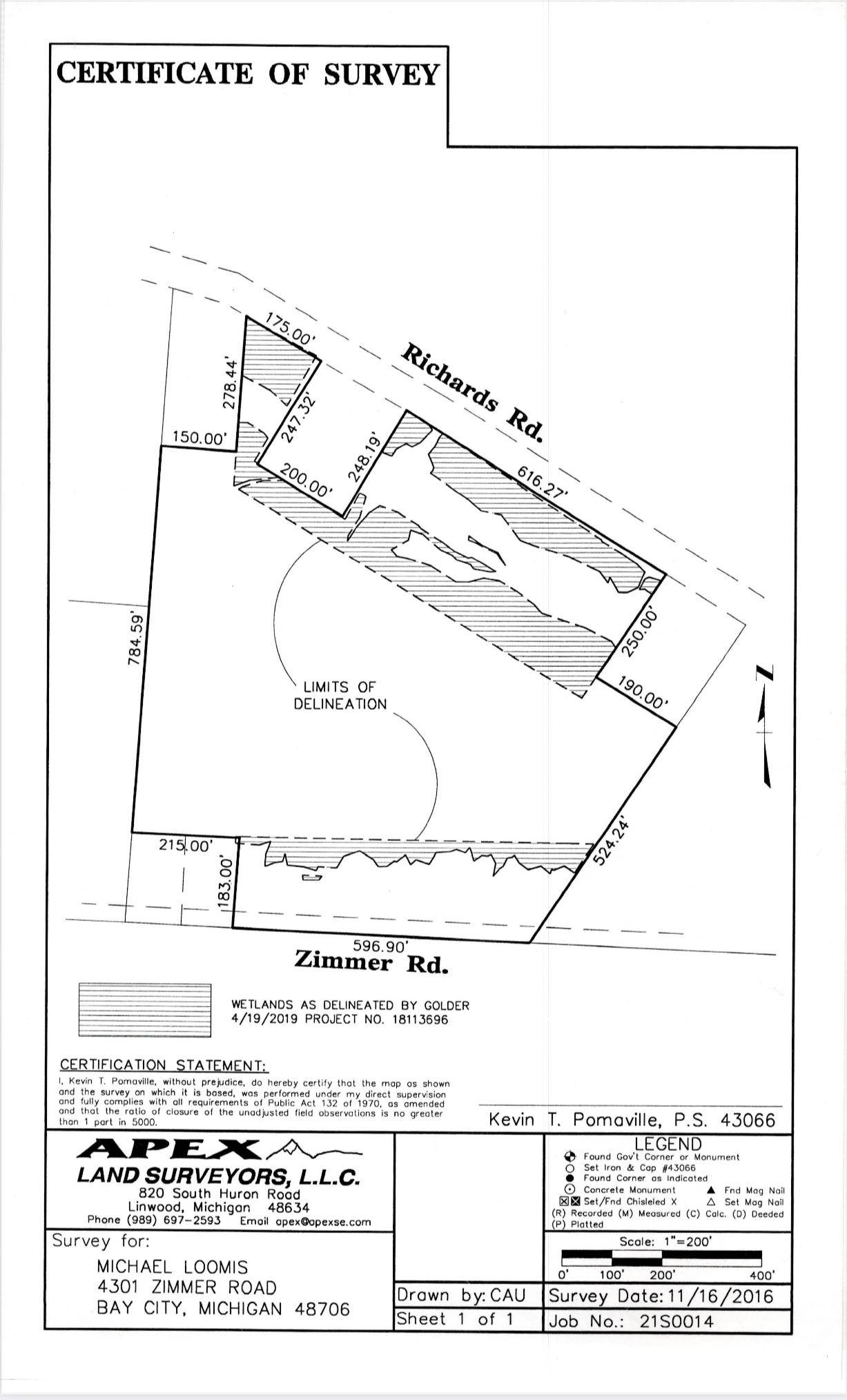 Bay City, MI 48706,0 ZIMMER RD 1.72 ACRES Road