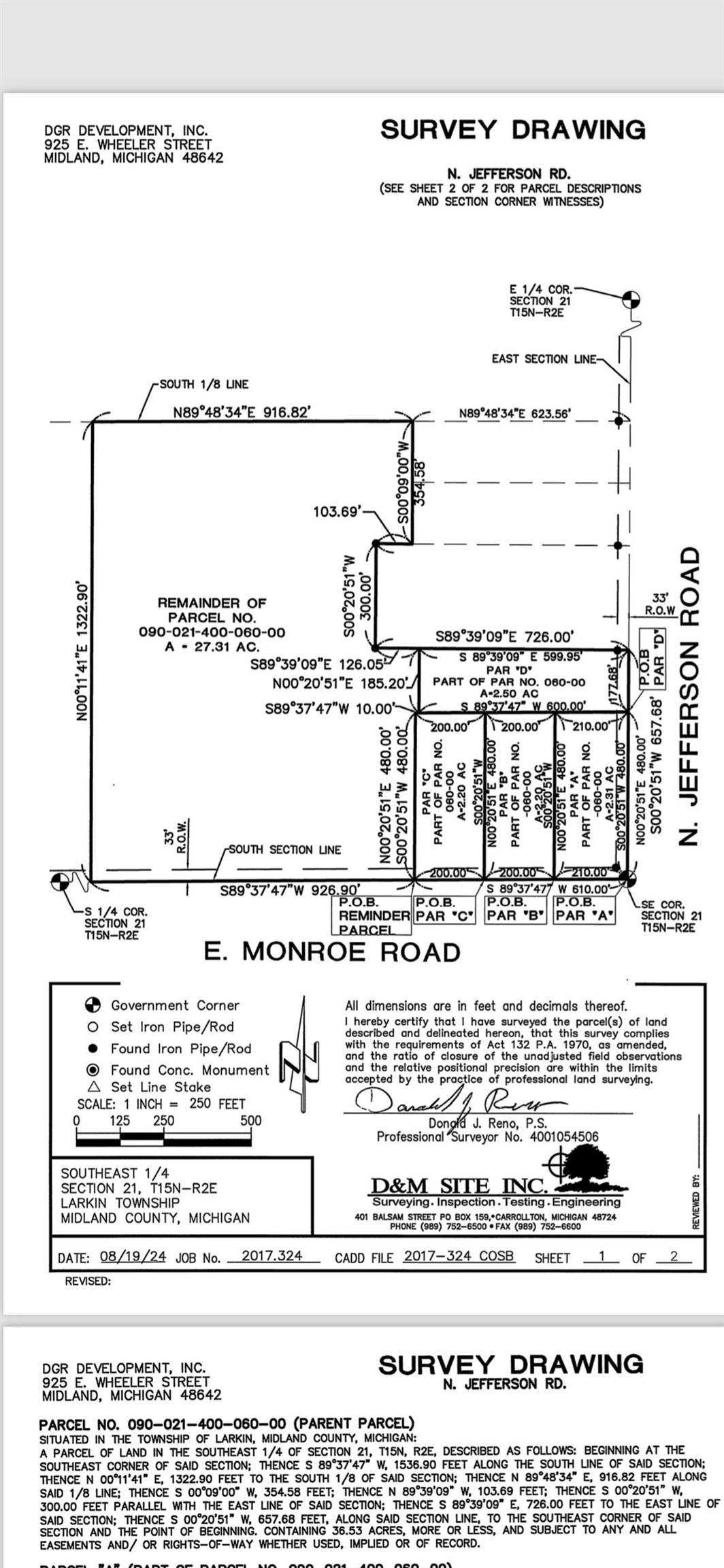 Midland, MI 48642,Parcel A Monroe Road