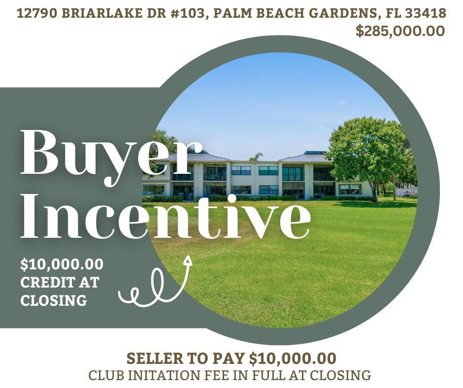 Palm Beach Gardens, FL 33418,12790 Briarlake DR 103