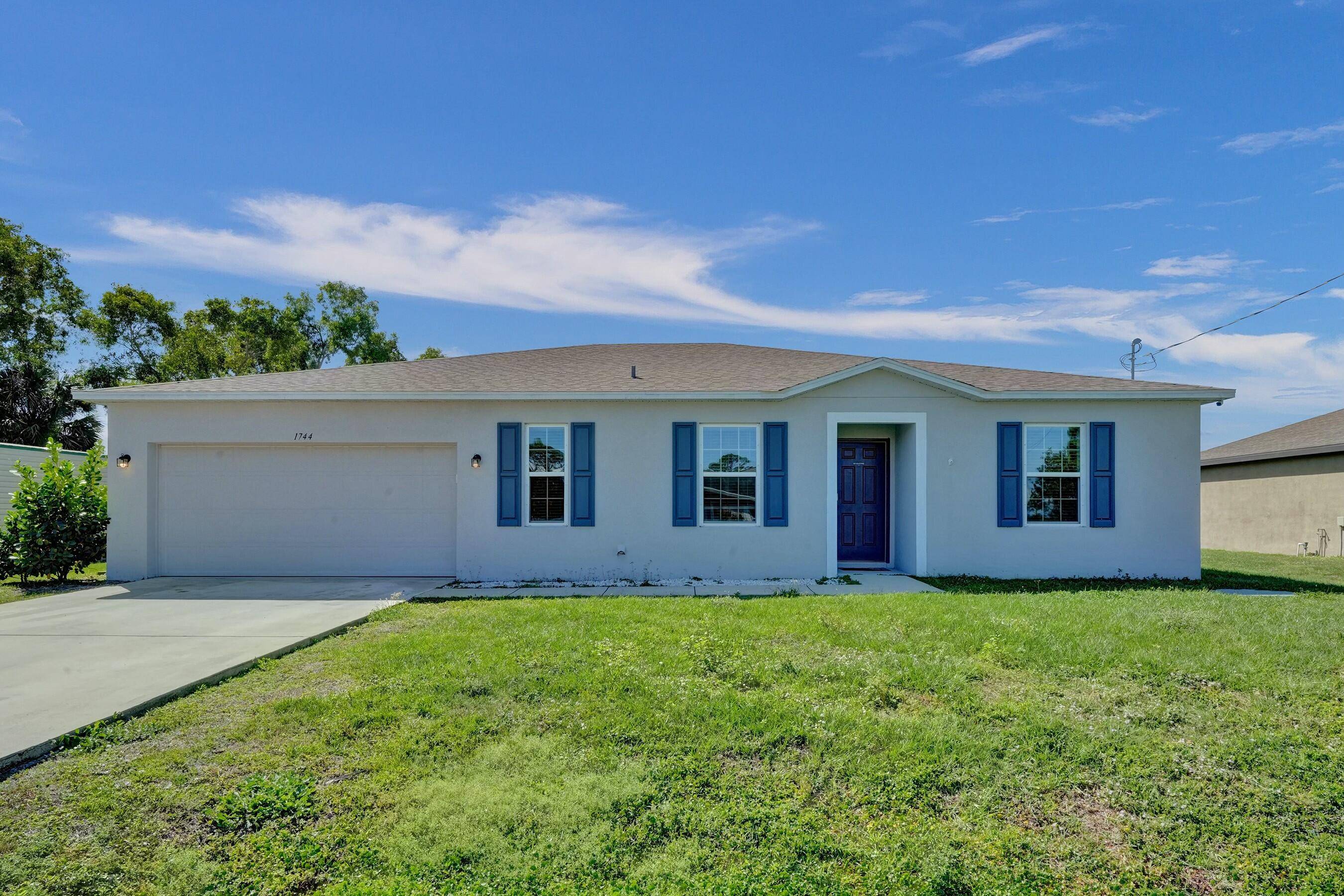 Port Saint Lucie, FL 34952,1744 SE North Blackwell DR