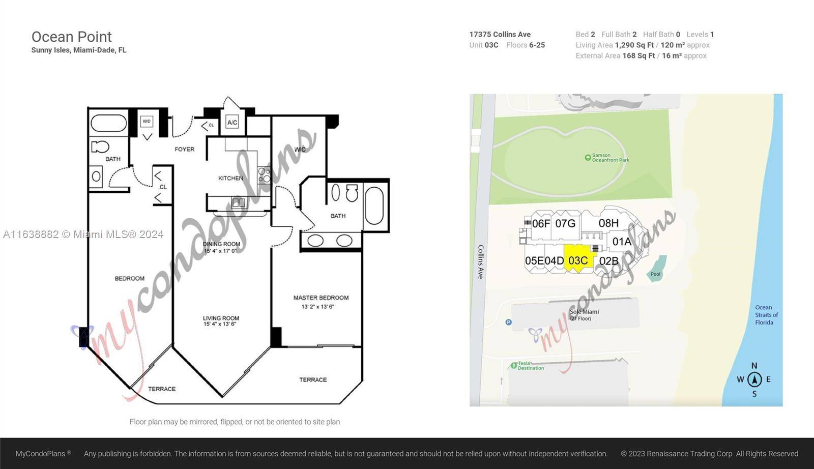 Sunny Isles Beach, FL 33160,17375 Collins Ave #2003