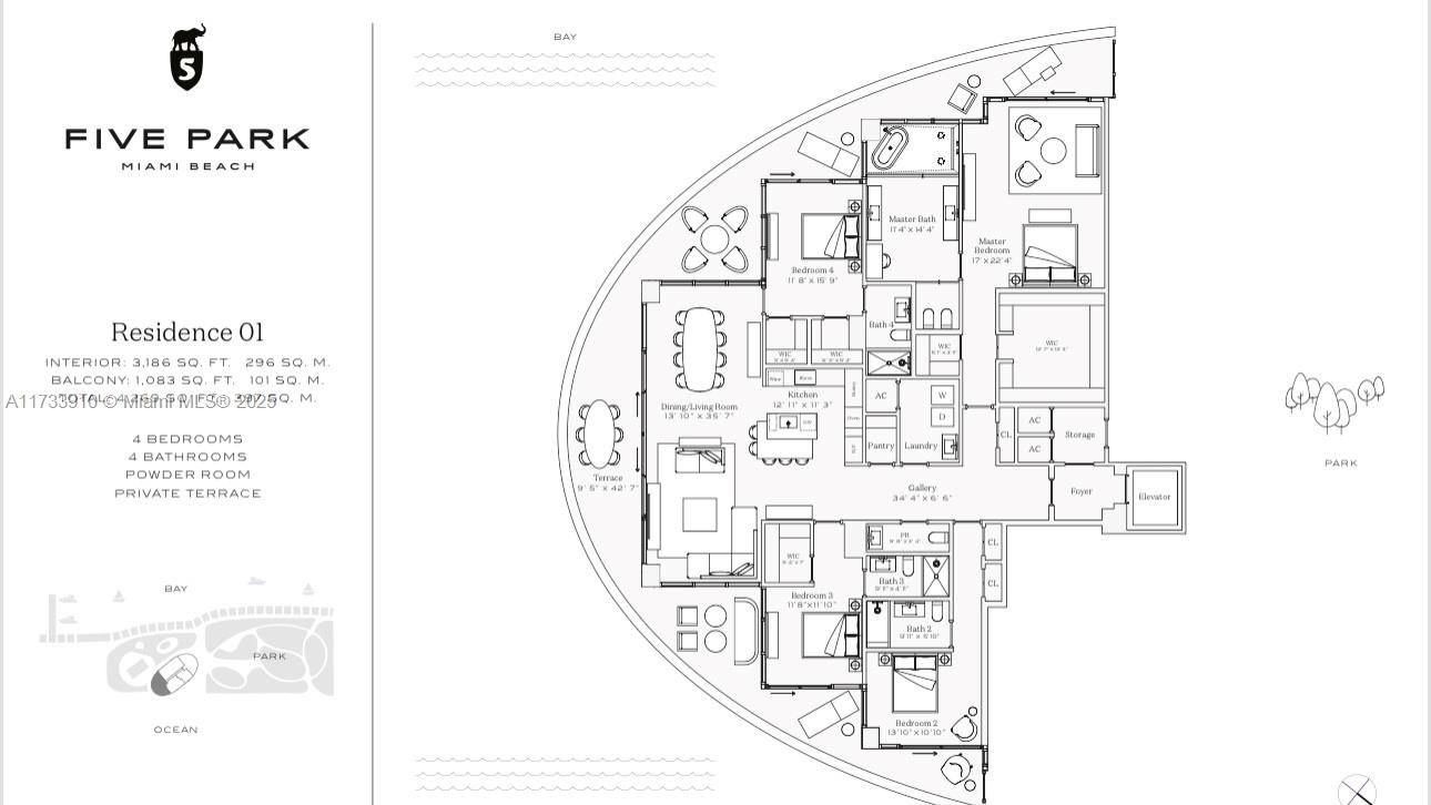 Miami, FL 33139,500 Alton Rd #3201