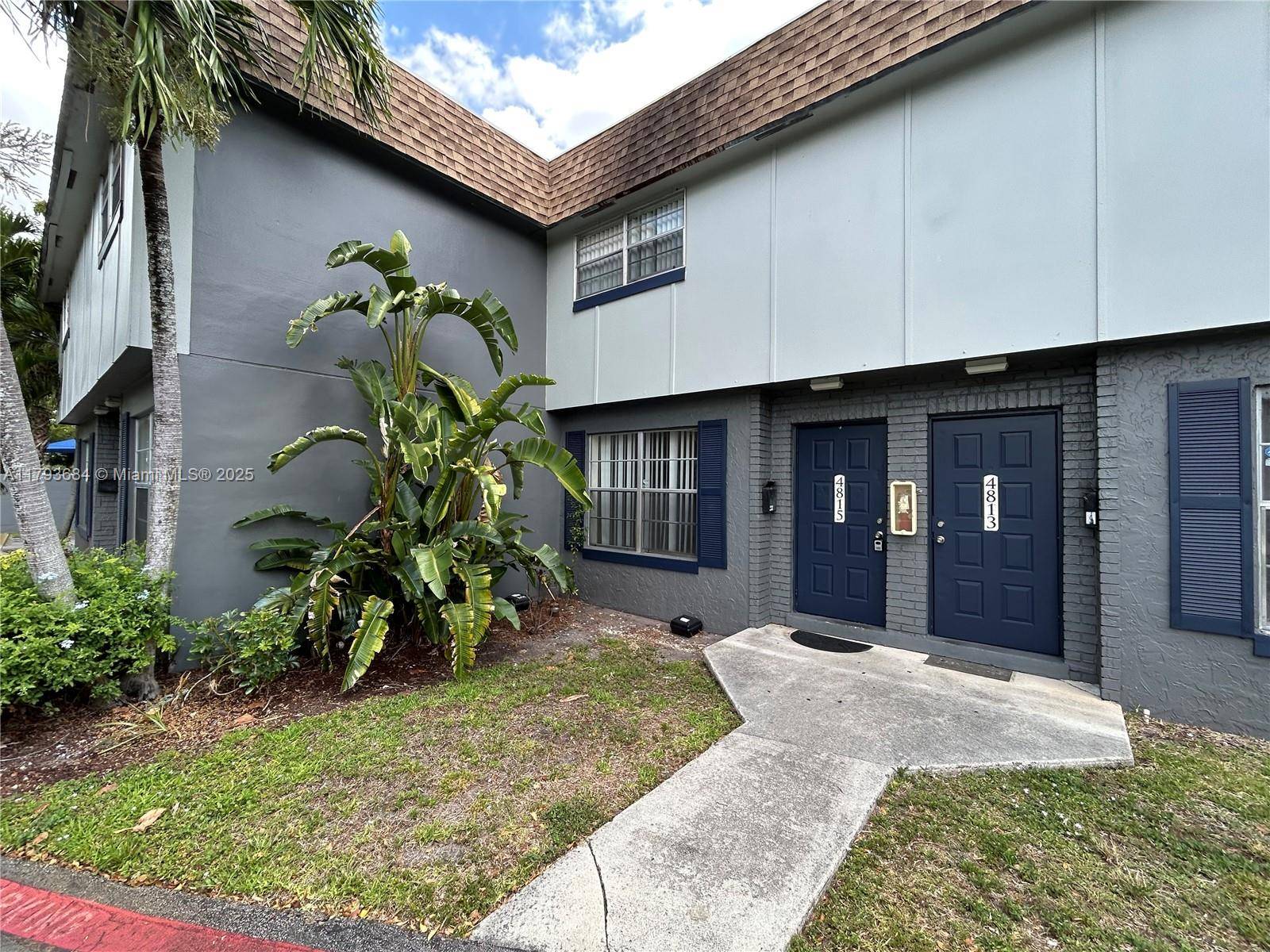 Plantation, FL 33317,4815 NW 9th Dr #4815