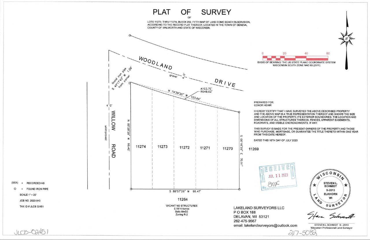 Lake Geneva, WI 53147,Lts 11270 THRU 11274 WOODLAND DRIVE