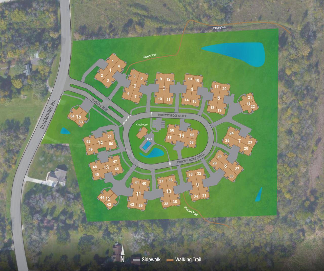 Pewaukee, WI 53072,N28W25285 Madeline BOULEVARD #-A Bldg 14 Unit 52