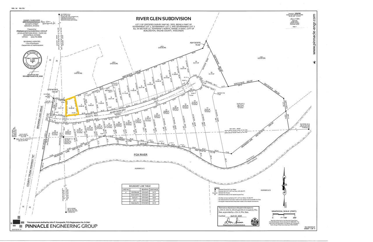 Burlington, WI 53105,Lt2 RIVER GLEN WAY