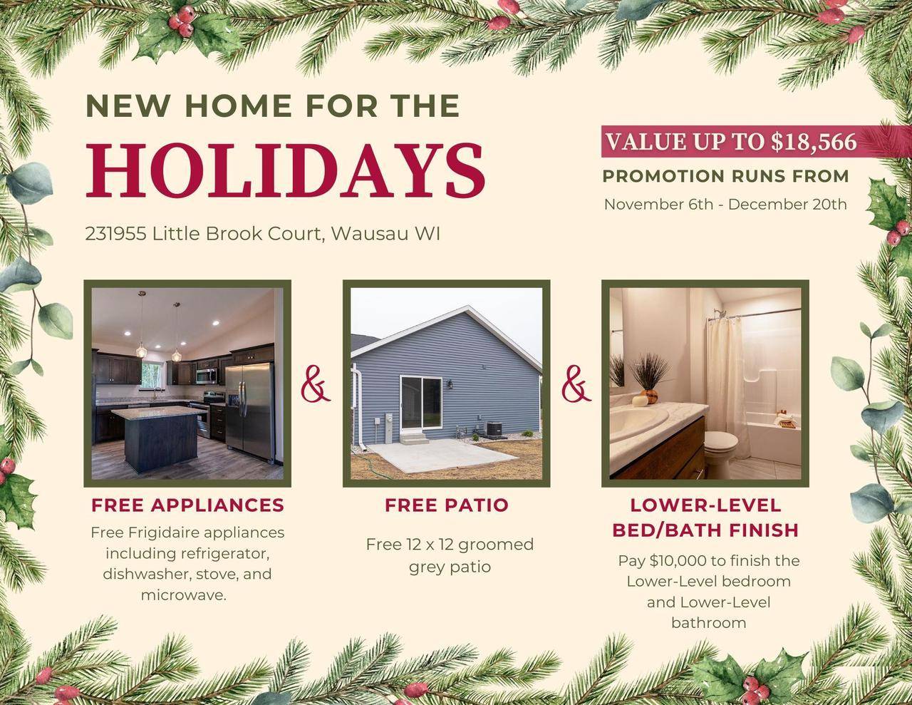 Wausau, WI 54401,231955 LITTLE BROOK COURT