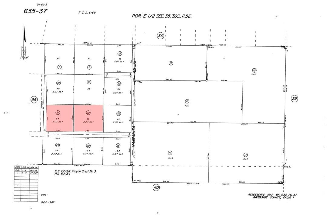 Mountain Center, CA 92561,0 Lot 84 Mountain Center