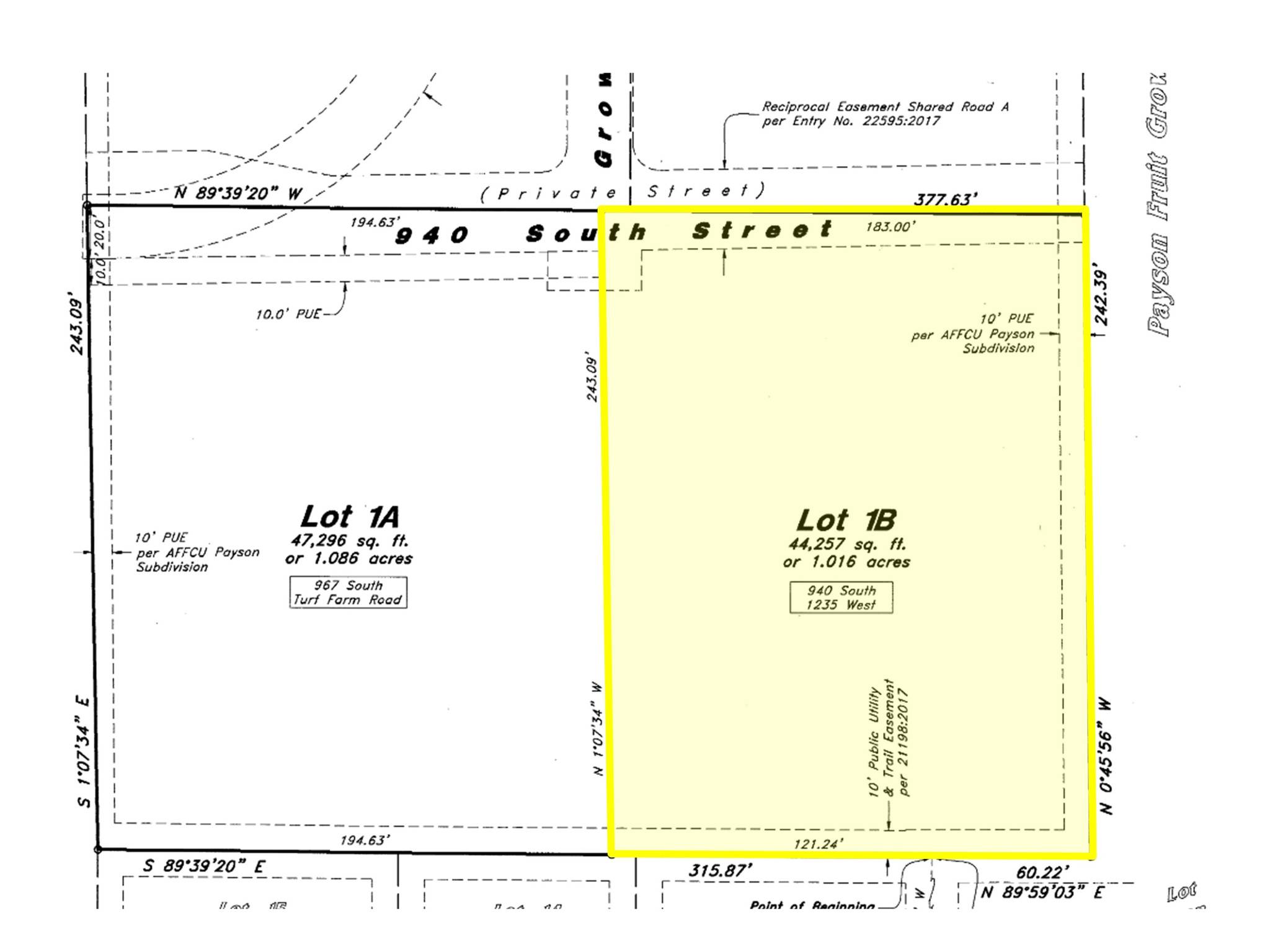 Payson, UT 84651,1235 W 940 S #1B