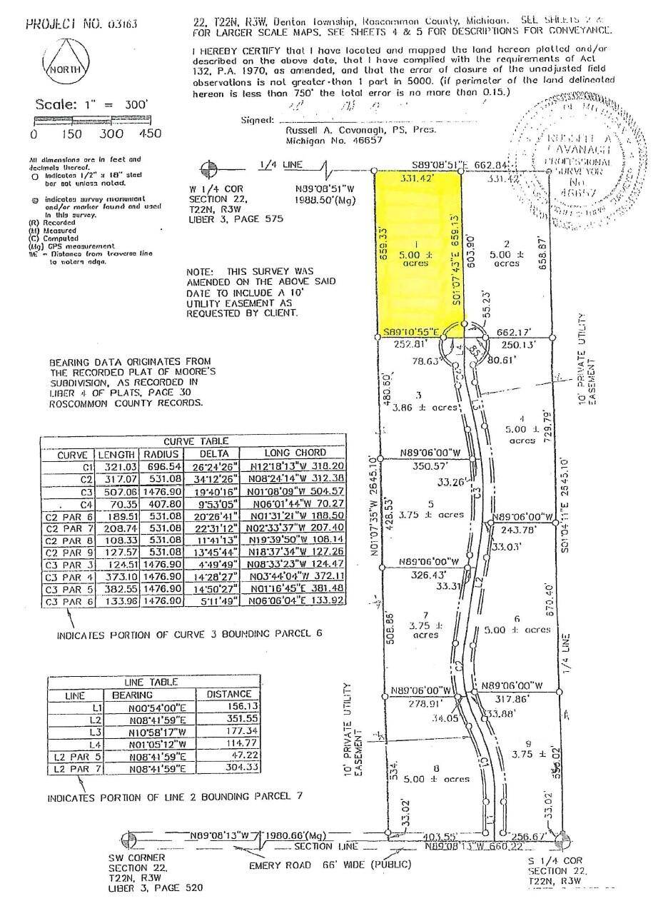 Houghton Lake, MI 48629,Lot 1 Whisper Cove