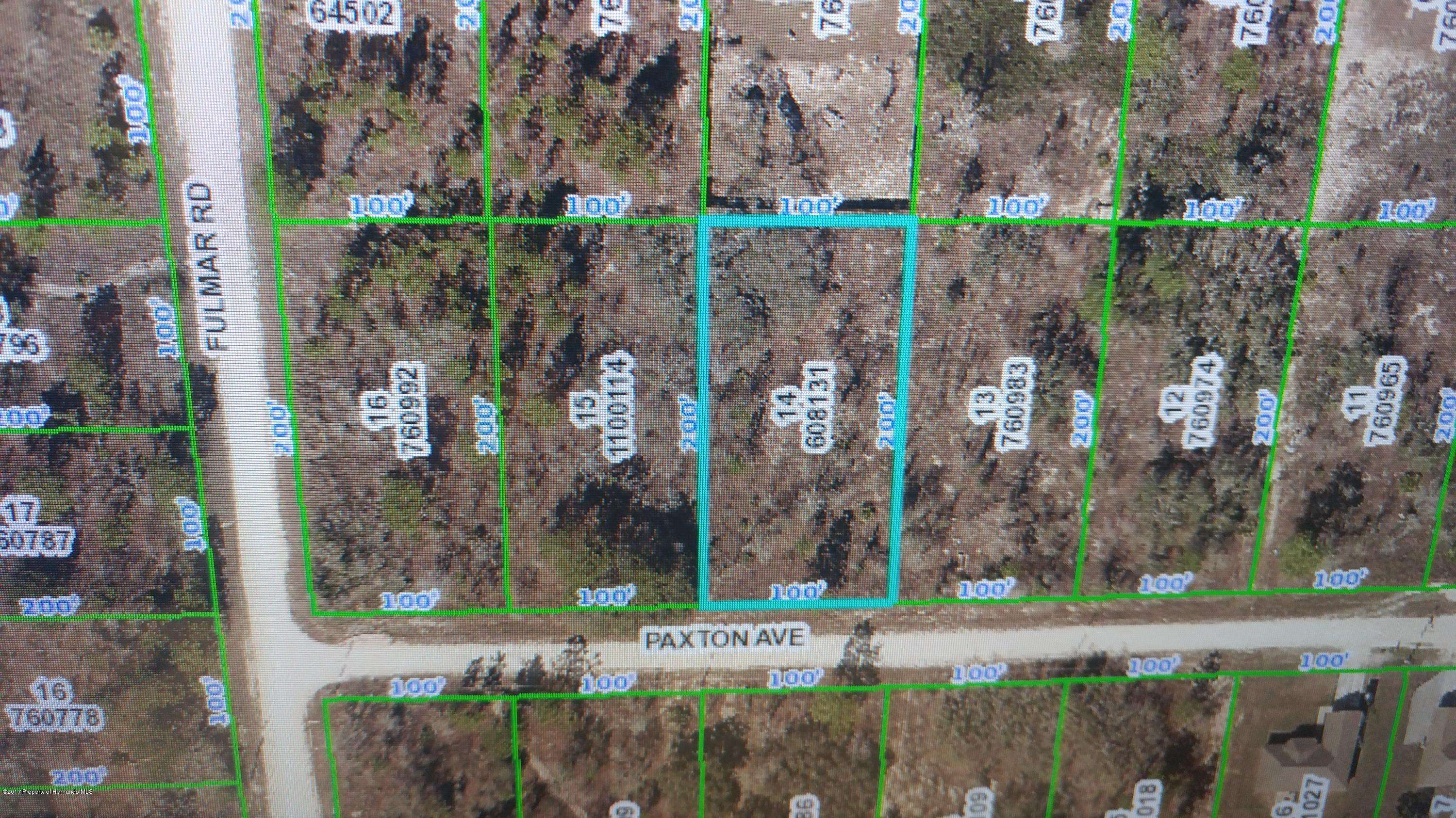 Brooksville, FL 34614,LOT 14 PAXTON AVENUE