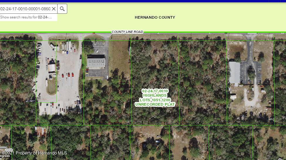 Spring Hill(pasco), FL 34610,0 County Line Road