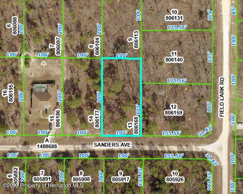 Weeki Wachee, FL 34614,LOT 13 SANDERS Avenue