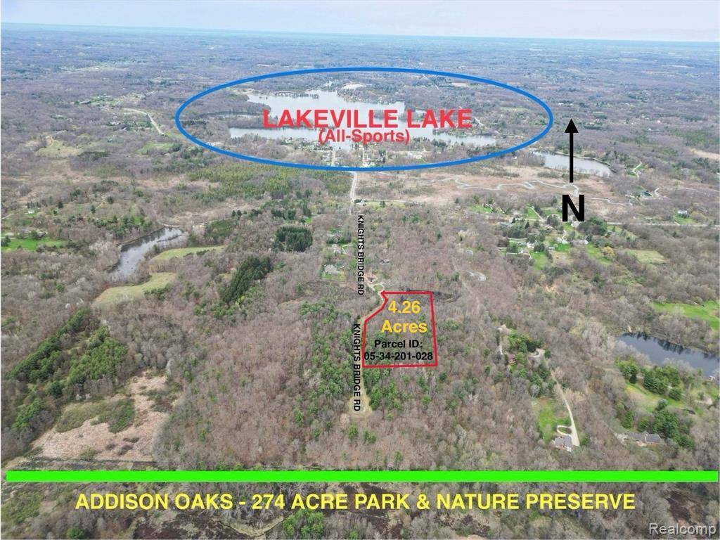 Addison Twp, MI 48367,4.23 Acres VL -  KNIGHTS BRIDGE Road