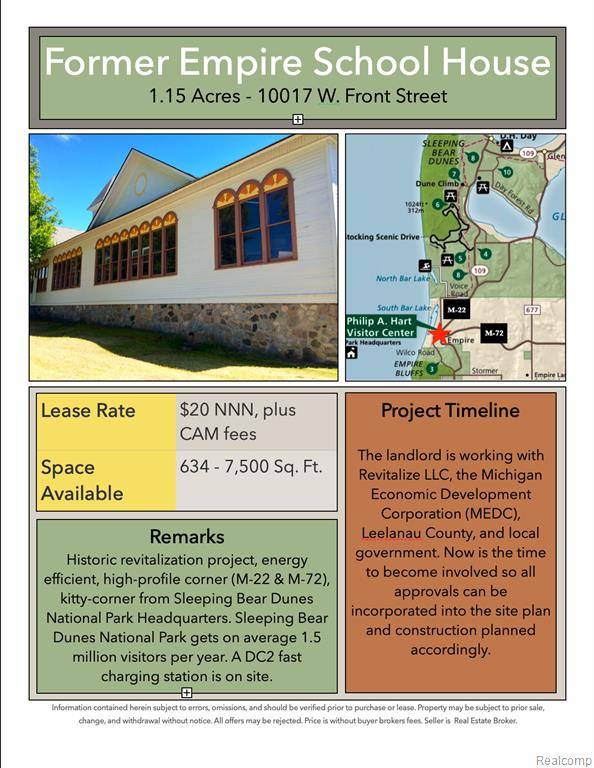 Empire Twp, MI 49630,10017 Front  Street