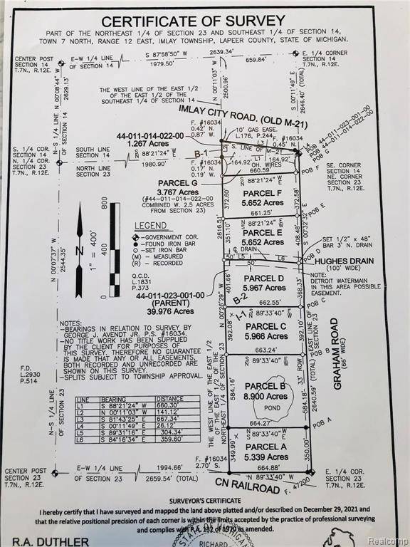 Imlay Twp, MI 48444,Parcel B GRAHAM Road