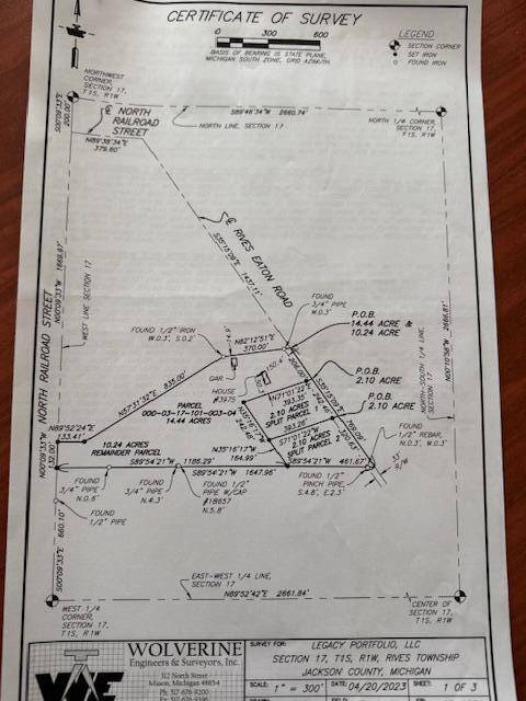 Rives Twp, MI 49277,V/L Rives Eaton Road