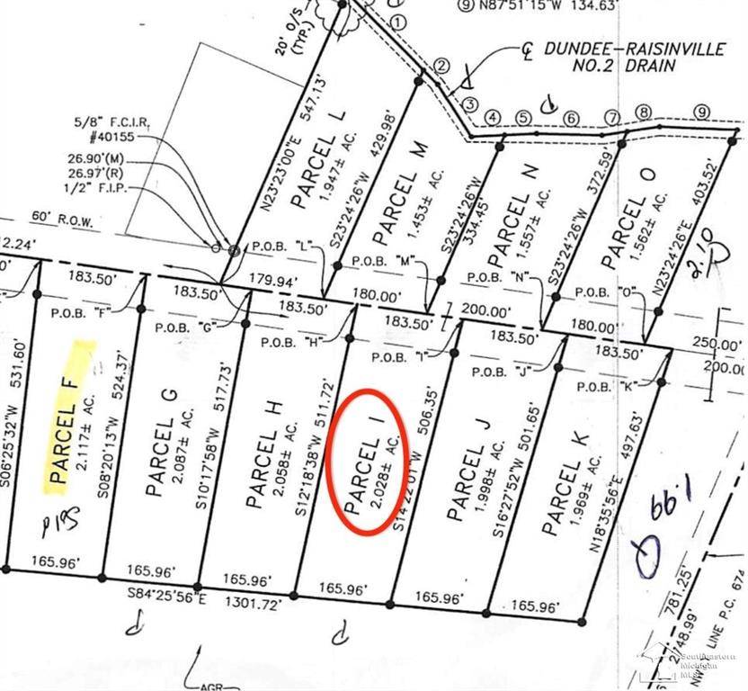 Raisinville Twp, MI 48161,11135 S CUSTER (LOT H) Road
