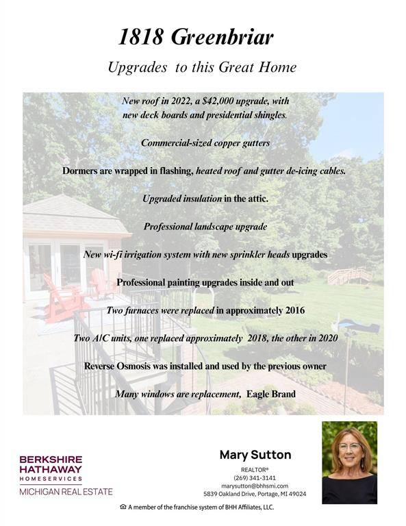 Portage, MI 49024,1818 Greenbriar Drive