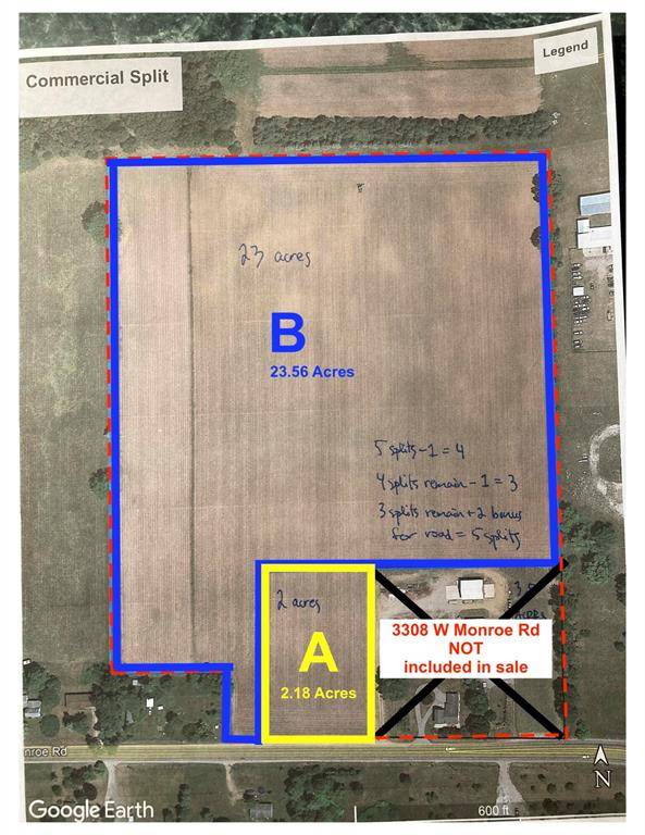 Weare Twp, MI 49420,3308 W Monroe Road Lot B - 23.56 Acres