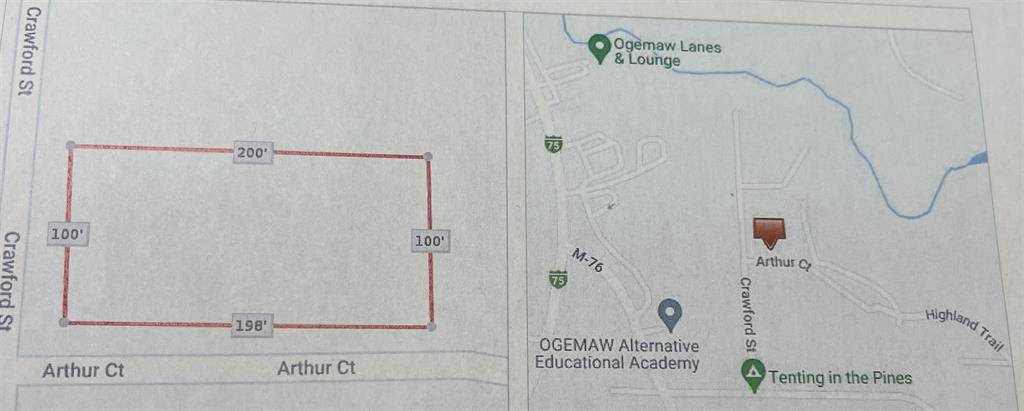 West Branch Twp, MI 48661,0 Crawford Street Arthur Court