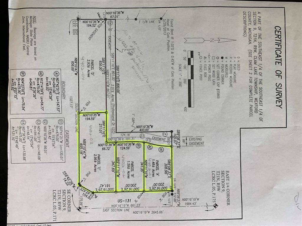 Clam Lake Twp, MI 49601,Parcel B Professional Drive