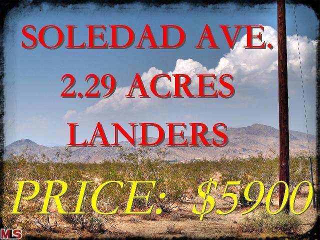 Landers, CA 92285,0 SOLEDAD AVE