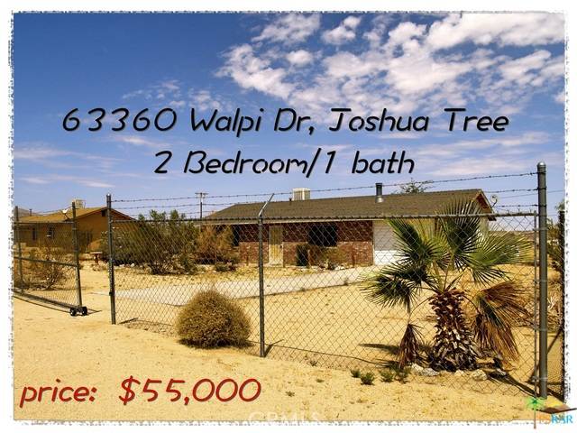 Joshua Tree, CA 92252,63360 WALPI DR