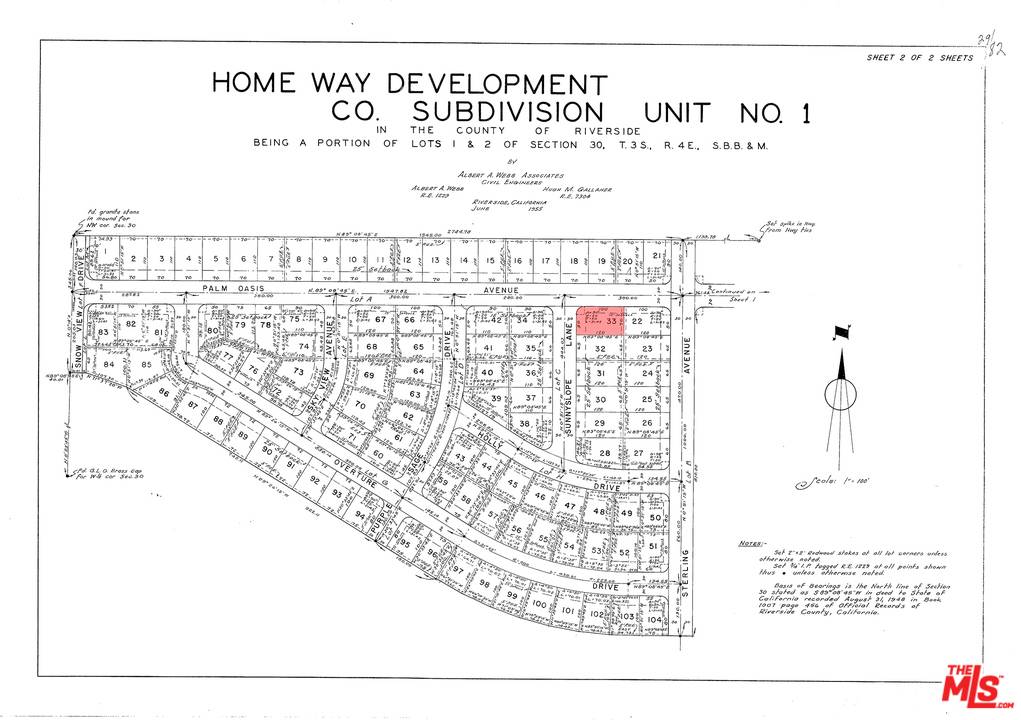 Palm Springs, CA 92262,0 Sunnyslope LN