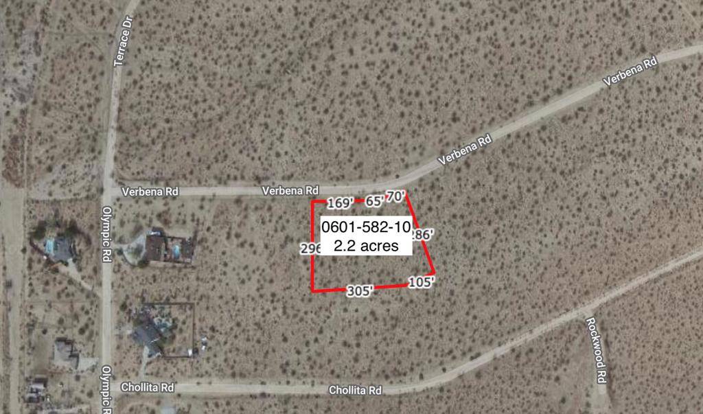 Joshua Tree, CA 92252,2 .3 Acres On Verbena Near Olympic RD