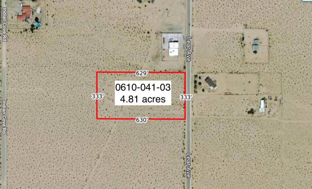 29 Palms, CA 92277,4 .81 Acres On Lear Near Indian TRL