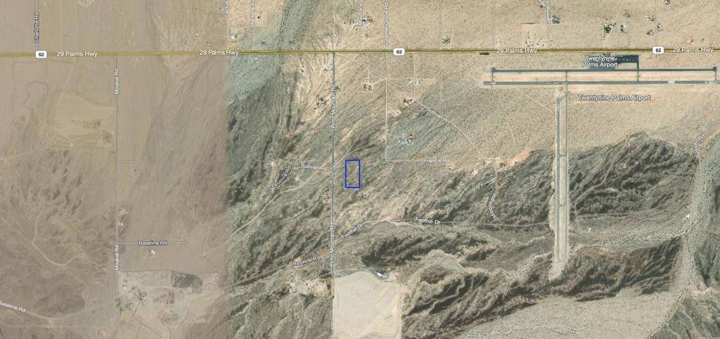 CA 92277,0 E. Of Pinto Mountain RD