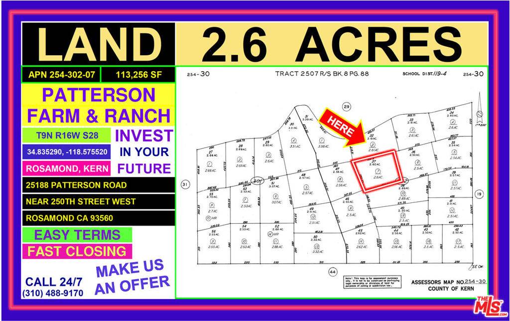 Rosamond, CA 93560,25018 W pATTERSON RD