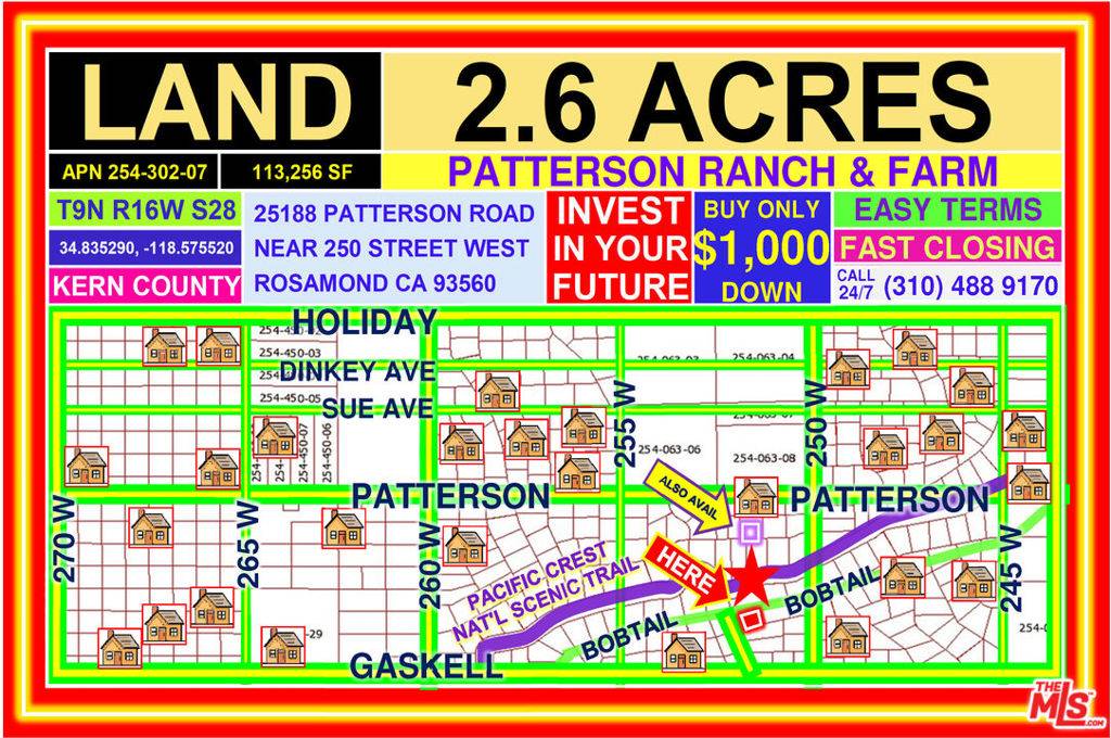 Rosamond, CA 93560,25018 W pATTERSON RD