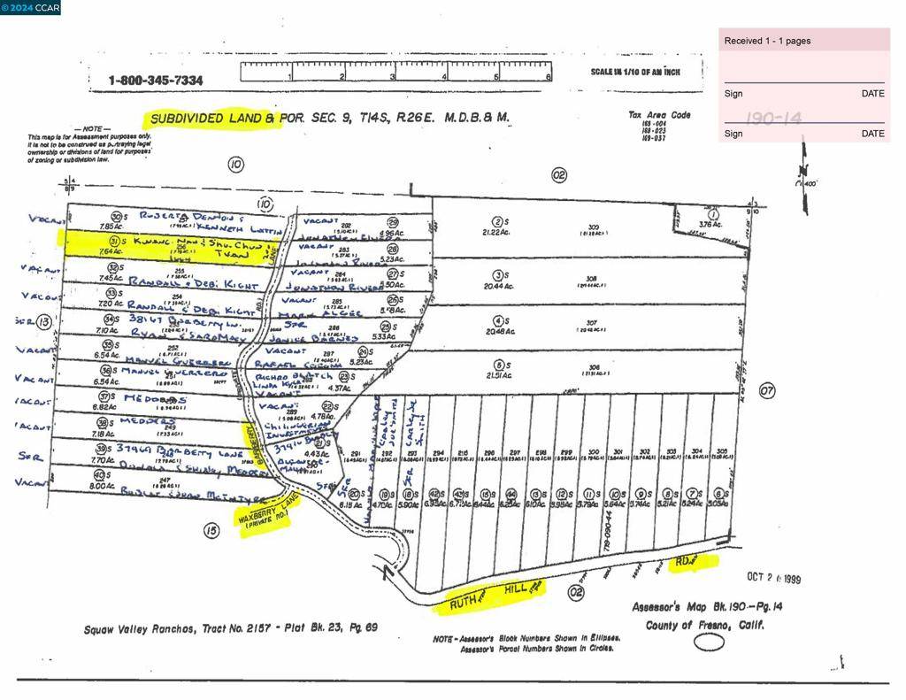 Squaw Valley, CA 93675,Address not disclosed