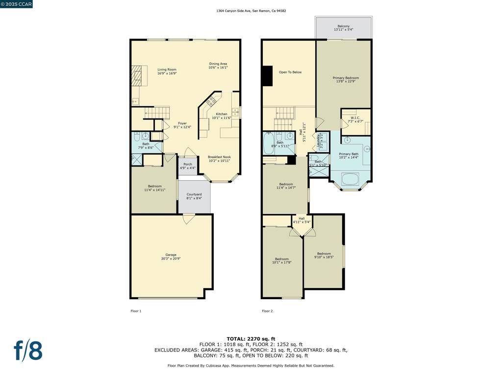 San Ramon, CA 94582,1364 Canyon Side Ave
