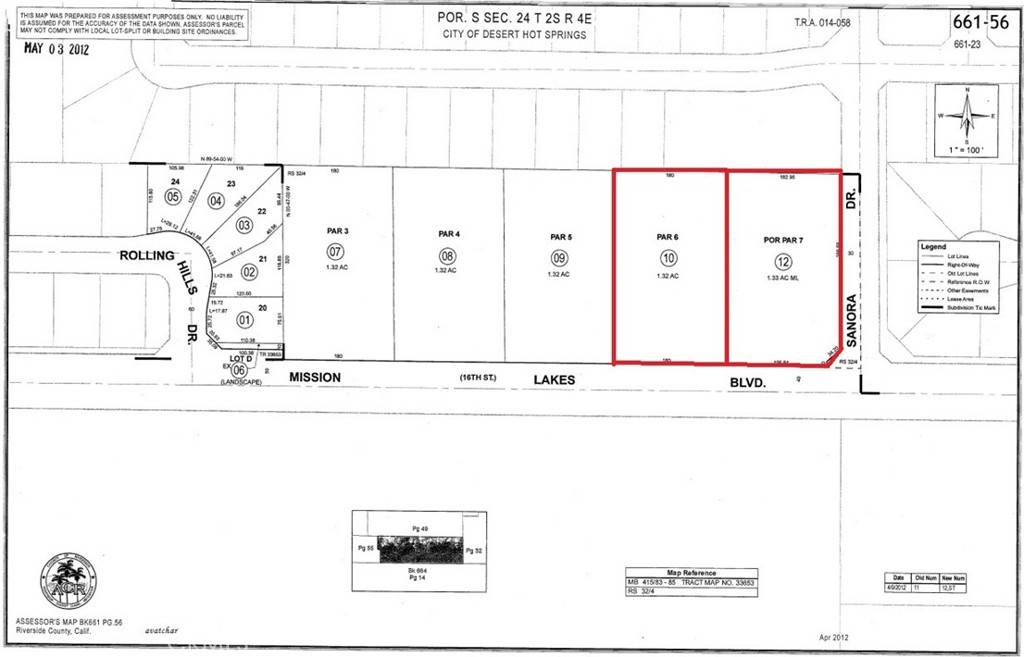 Desert Hot Springs, CA 92240,0 Mission Lakes Blvd