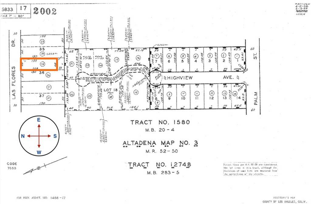 Altadena, CA 91001,156 E Las Flores DR