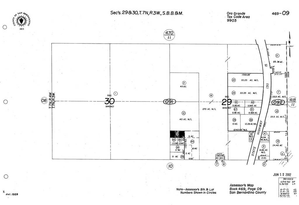 Oro Grande, CA 92368,0 AKA N Bell Mountain and W Power Line