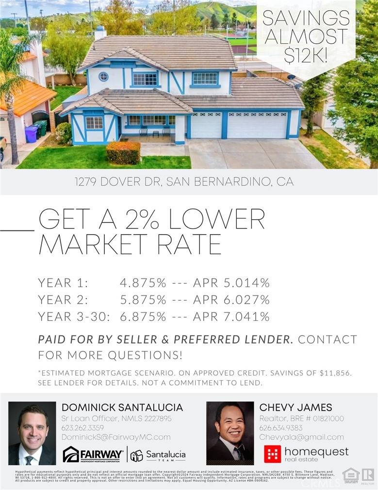 San Bernardino, CA 92407,1279 Dover DR