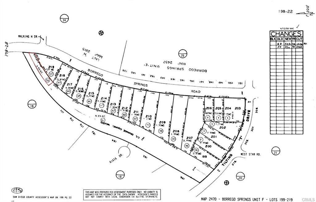 Borrego Springs, CA 92004,0 Borrego Springs RD